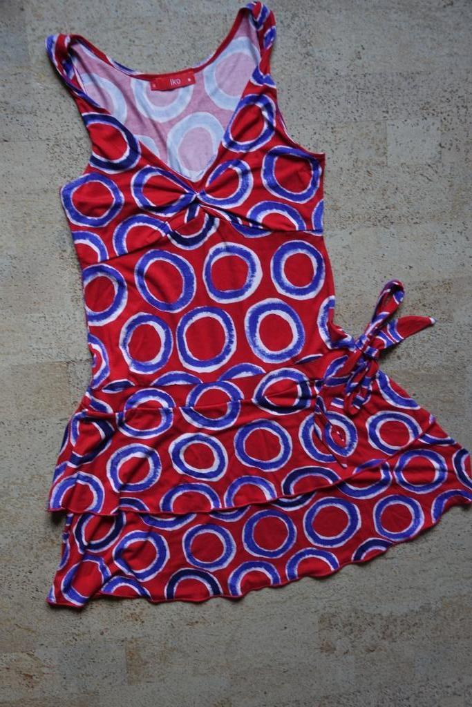 zomerjurk IKO maat M, Vêtements | Femmes, Rouge, Taille 38/40 (M), Enlèvement ou Envoi, IKO