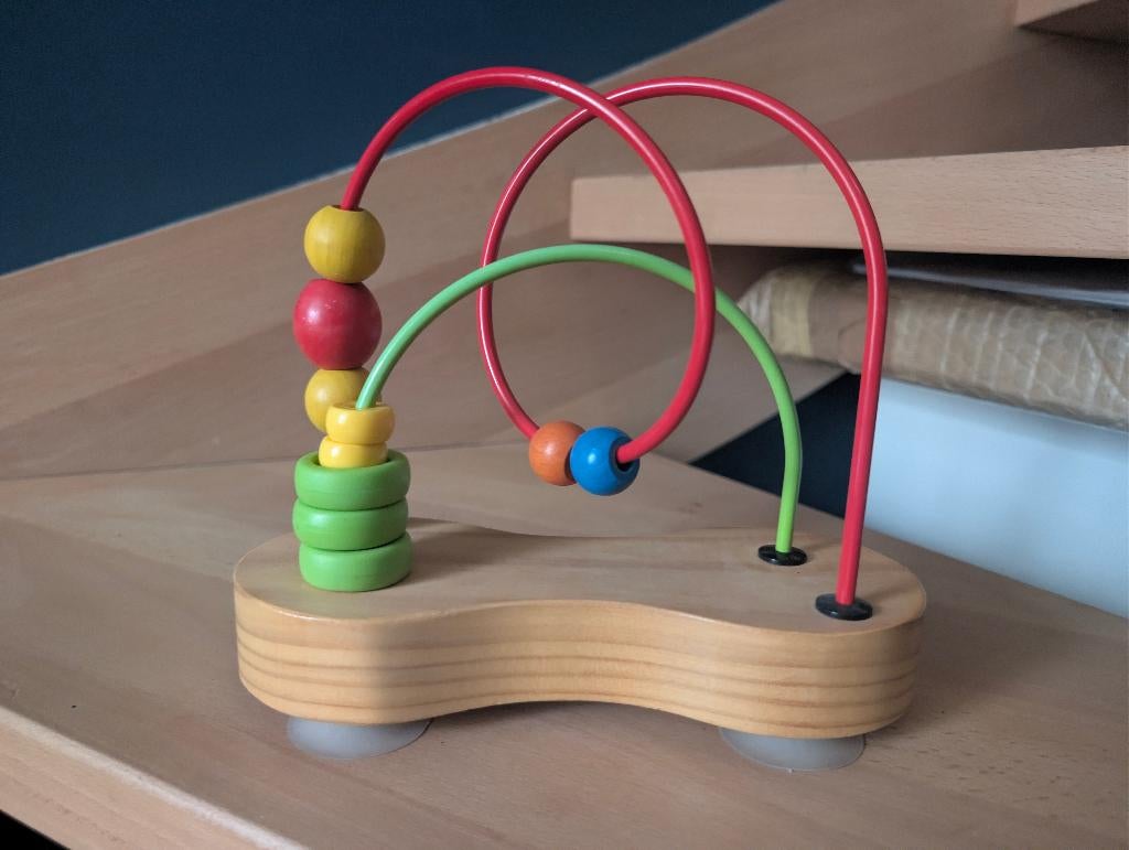 Double Bubble Abacus voor de eerste leeftijd van de baby, Ophalen of Verzenden, Gebruikt, Overige typen