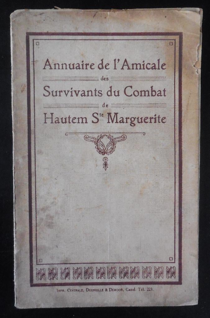 Annuaire de l'Amicale des Survivants..., Enlèvement ou Envoi