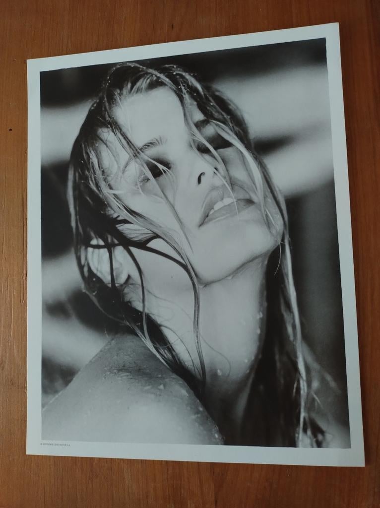 Claudia Schiffer grote foto (20 x 25,5 cm) ciné tele revue, Ophalen of Verzenden