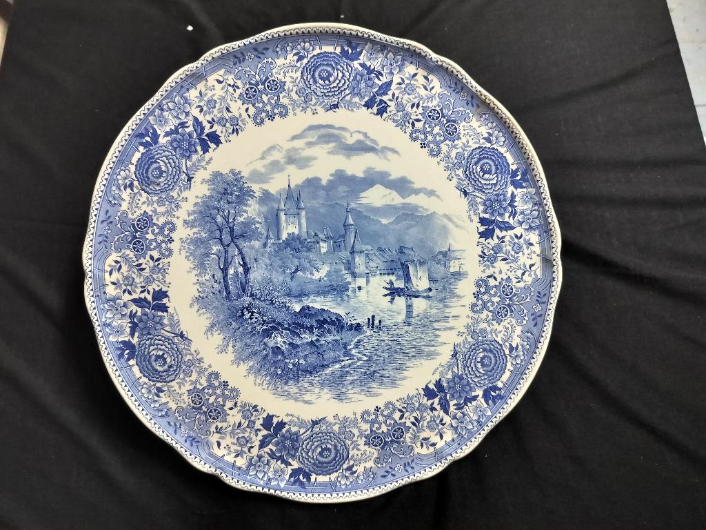Villeroy & Boch - Plat rond Burgenland - Vintage, Antiquités & Art, Antiquités | Céramique & Poterie, Enlèvement ou Envoi