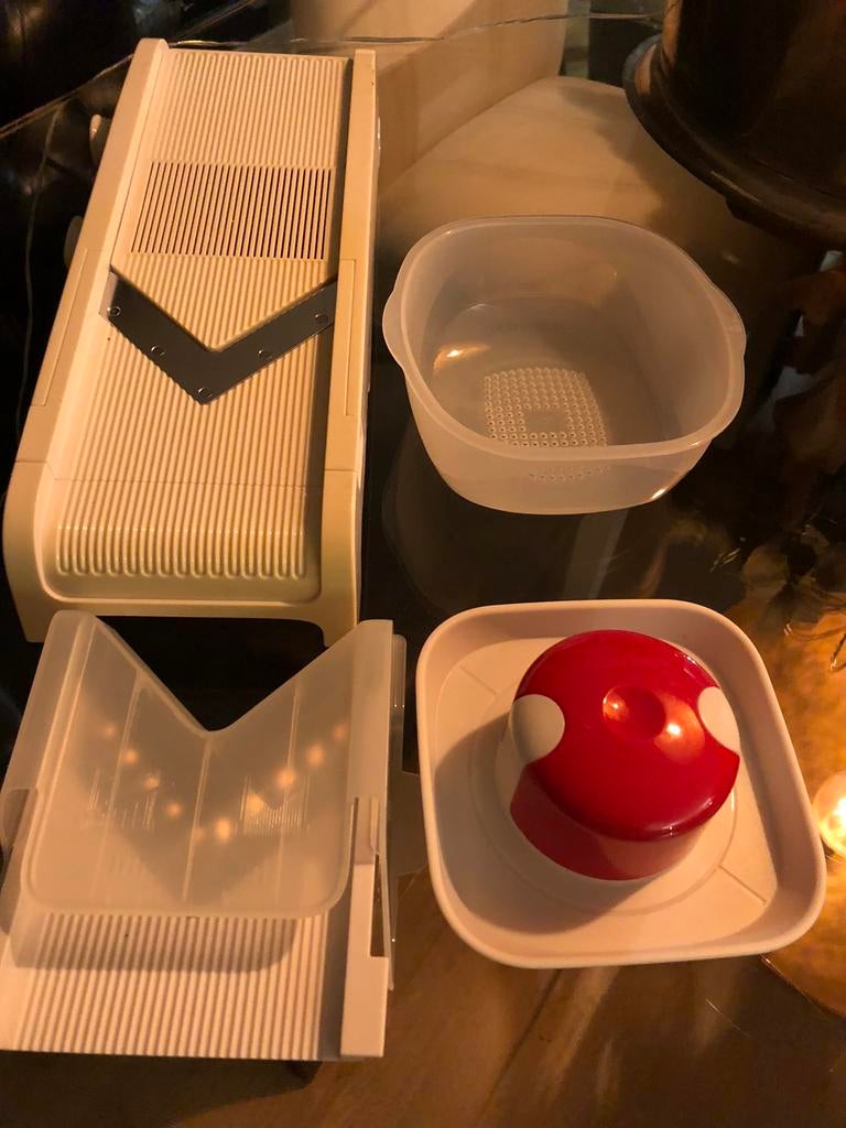 Mandoline Tupperware, Huis en Inrichting, Ophalen of Verzenden, Zo goed als nieuw