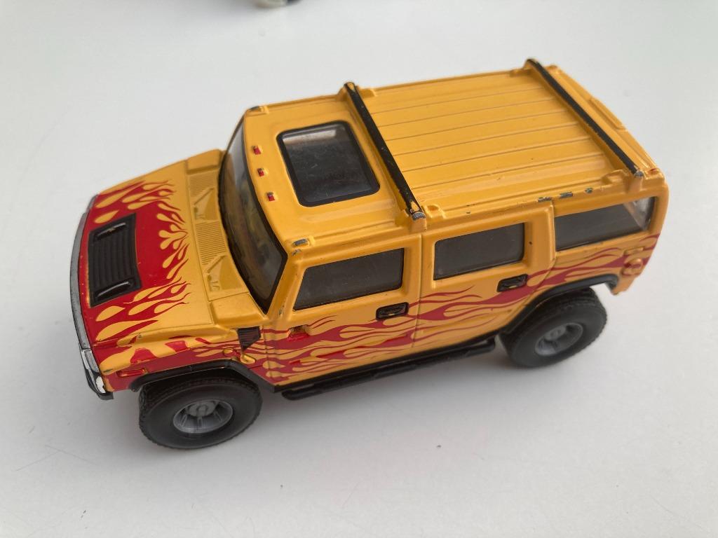 Hummer H2 geel met rode vlammen, Enlèvement ou Envoi, Utilisé