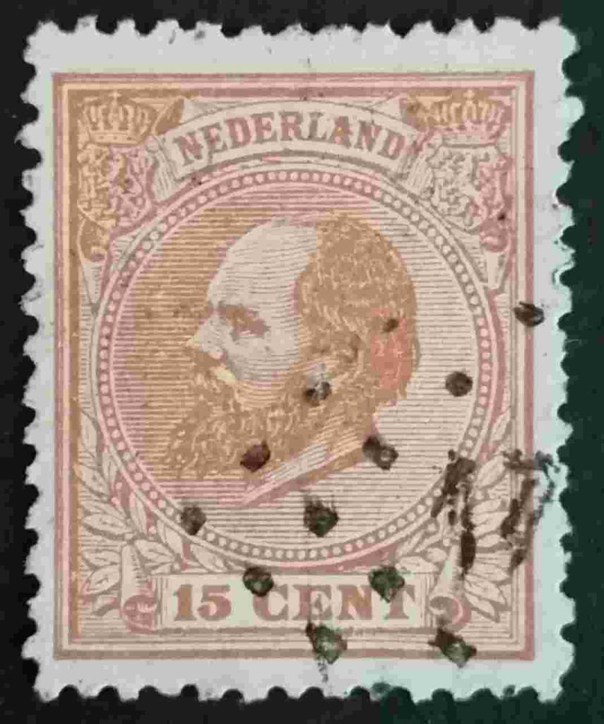 NEDERLAND - nr. 23D met puntstempel 17 (Breskens), Verzenden, T/m 1940, Gestempeld