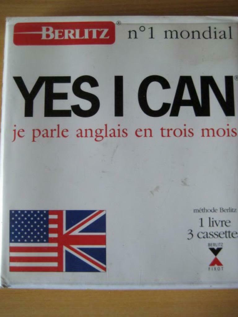 Taalcursus Engels Berlitz "yes I can", Enlèvement ou Envoi, Utilisé