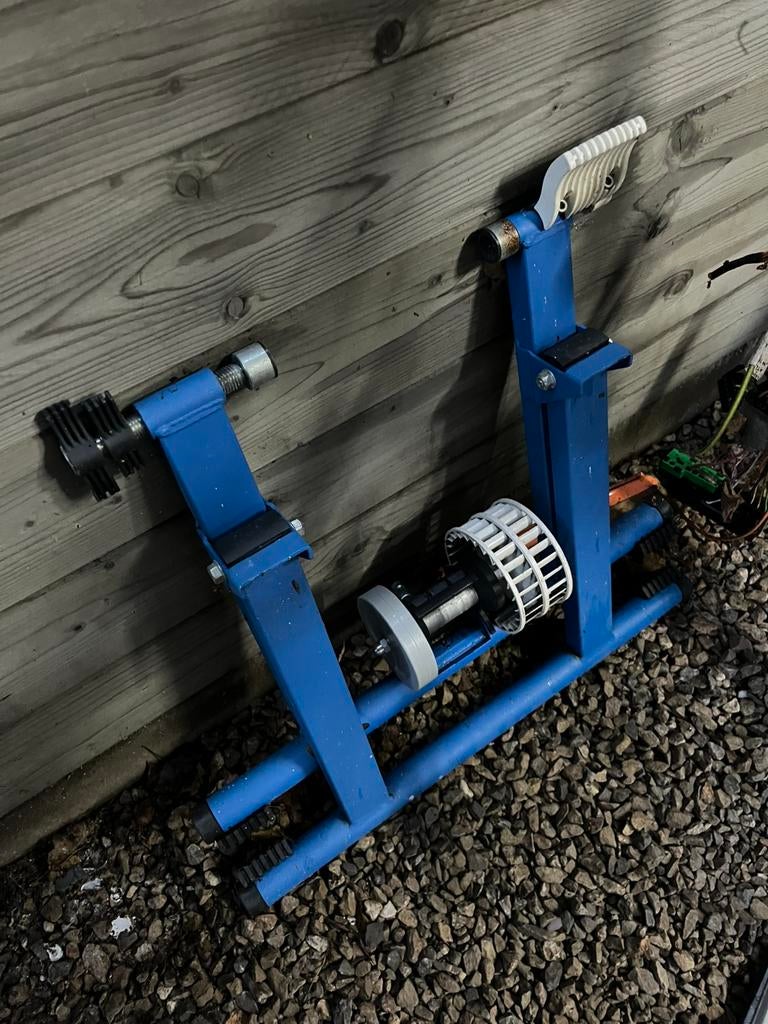 Fietsroltrainer, Ophalen