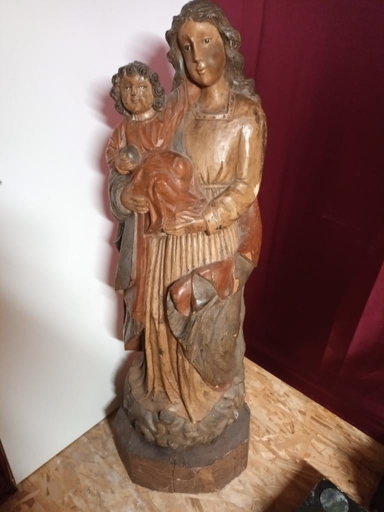 Te koop massief houten olvr komt uit Frans klooster, Antiek en Kunst, Ophalen