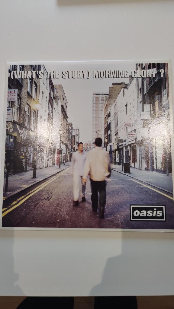 Oasis (What’s The Story) Morning Glory? mpo 1995 CRE LP 189, Ophalen of Verzenden, Zo goed als nieuw, Overige formaten, Rock-'n-Roll