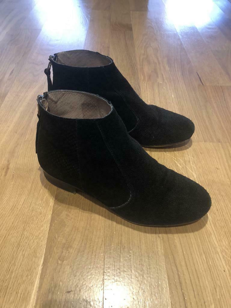 Bottines en daim taille 36, Autre, Boots et Botinnes, Porté, Noir