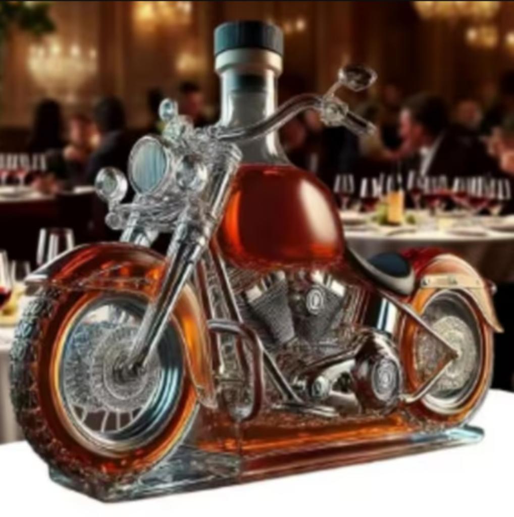 Belle carafe à whisky en verre Motorcycle (320 ml), Enlèvement ou Envoi, Neuf
