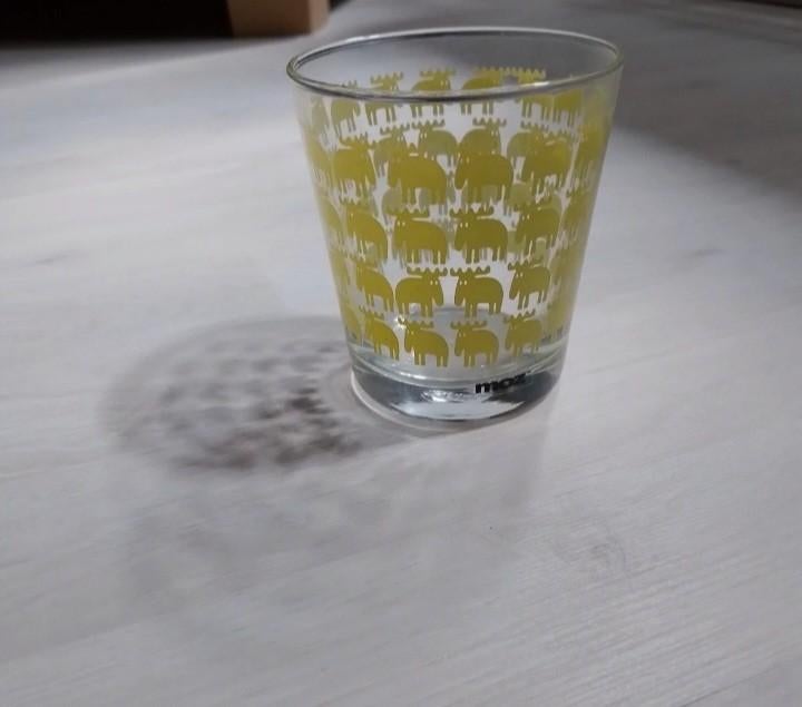 Glas met elanden, Verzamelen, Ophalen of Verzenden, Nieuw, Waterglas