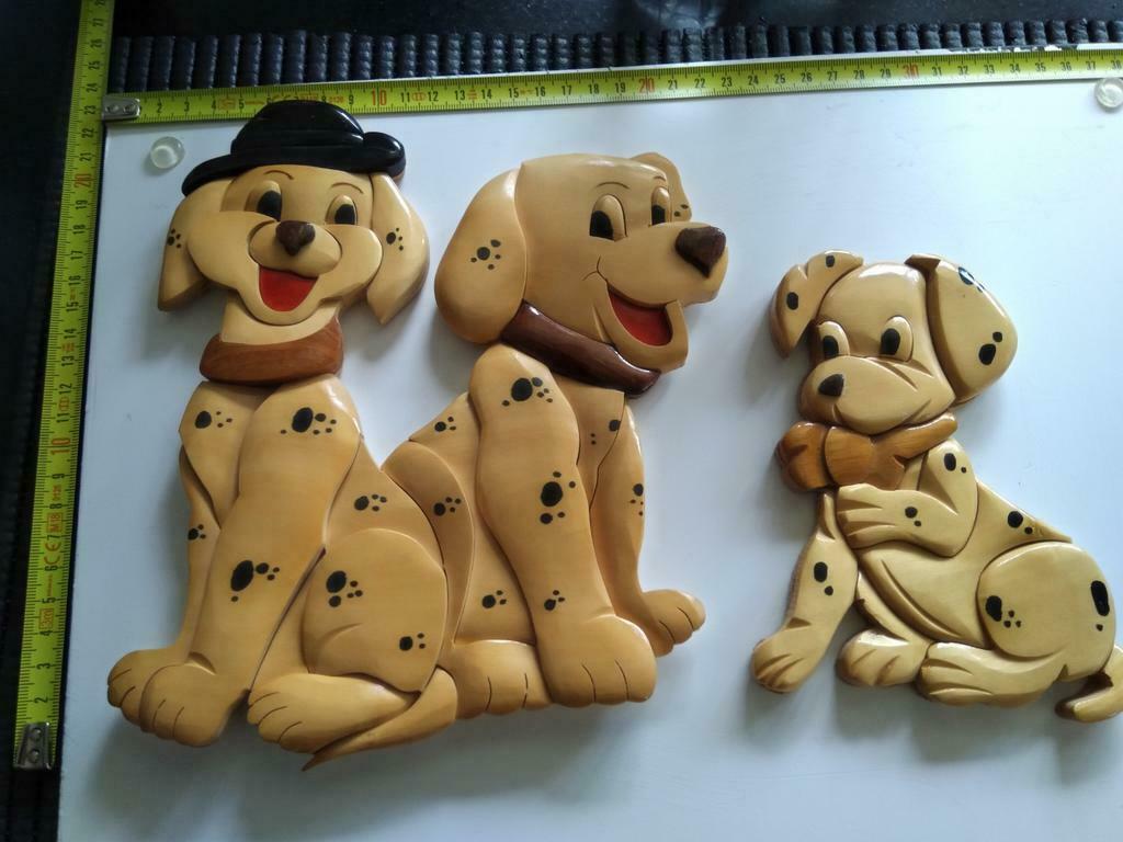 Houten kinderkamerdecoratie Dalmatiers, Ophalen