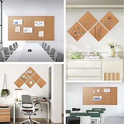 Groot prikbord | zelfklevend | 120 x 60 cm | GRATIS LEVERING, LEKUNI, -, Verzenden, Nieuw