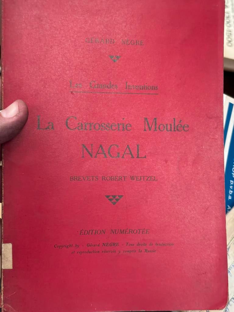 La carrosserie moulee NAGAL, Enlèvement ou Envoi, Comme neuf
