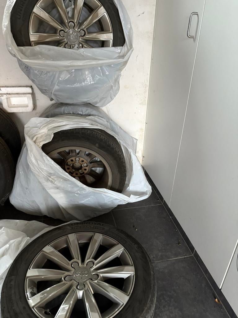Stalen velgen Audi A3, Ophalen, Winterbanden, Band(en)