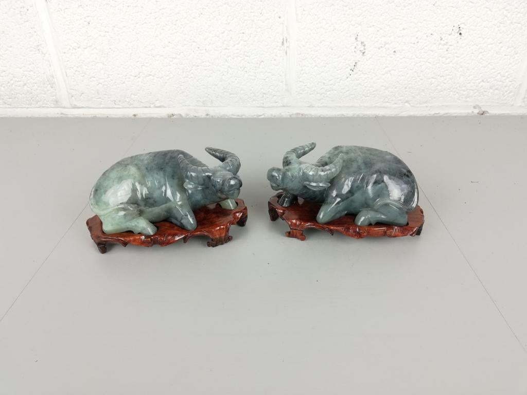Koppel zeepsteen waterbuffels, Enlèvement ou Envoi