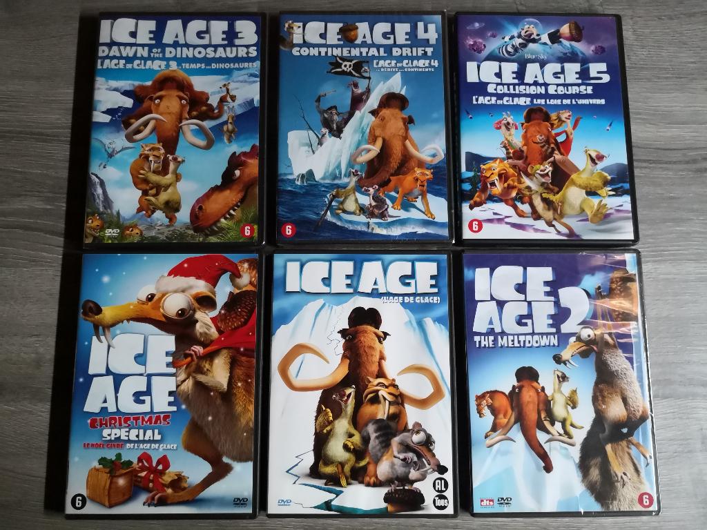dvd's ice age 1,2,3,4,5 + special uit te kiezen, CD & DVD, DVD | Films d'animation & Dessins animés, Enlèvement ou Envoi