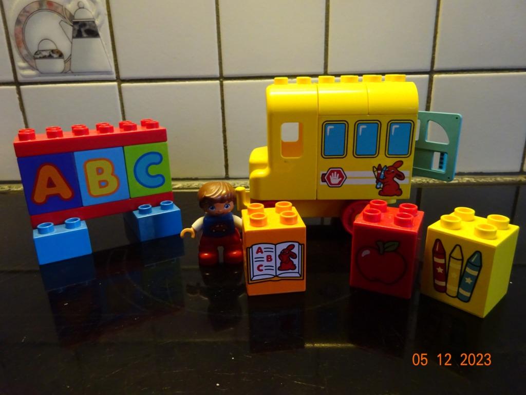 DUPLO Mijn Eerste Bus - 10603*VOLLEDIG*PRIMA STAAT*, Kinderen en Baby's, Speelgoed | Duplo en Lego, Ophalen of Verzenden, Complete set