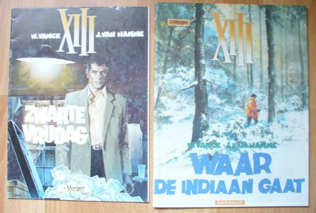XIII ZWARTE VRIJDAG + INDIAAN GAAT-DE MORGEN VANCE VAN HAMME, Plusieurs BD, Enlèvement ou Envoi, Utilisé, Vance en Van Hamme