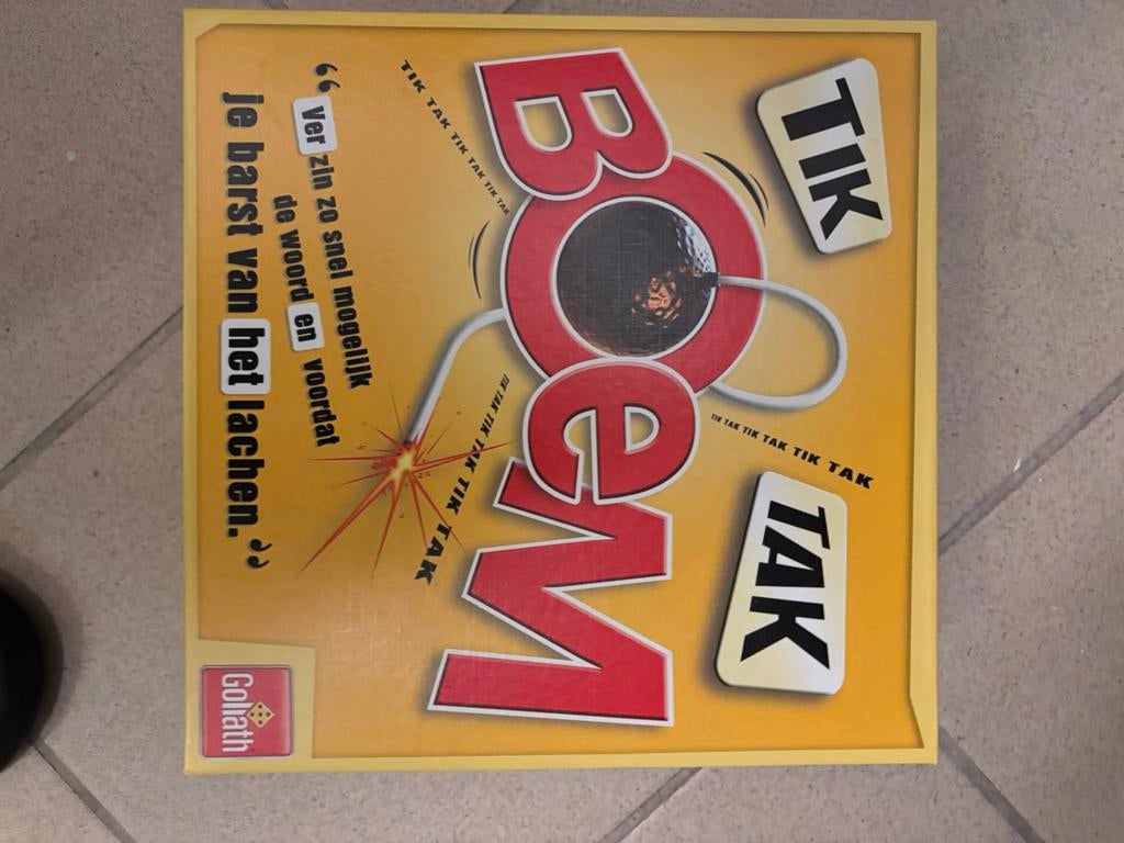 Tik Tak Boem, Hobby en Vrije tijd, Gezelschapsspellen | Kaartspellen, Zo goed als nieuw, Ophalen of Verzenden