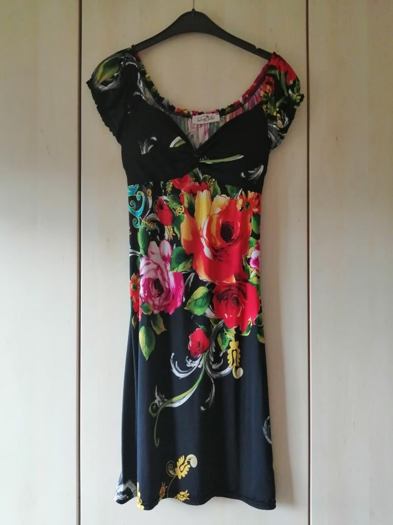 Kleed van Lady Lot Paris, Maat 38/40 (M), Verzenden, Zwart, Zo goed als nieuw