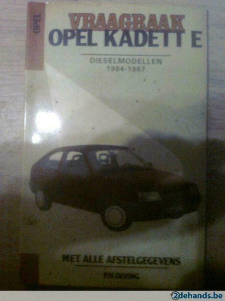 vraagbaak opel kadett E dieselmodellen 1984-1987, Ophalen of Verzenden
