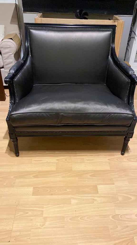 2 fauteuils in oude stijl, Huis en Inrichting, Ophalen, Gebruikt, Stof, 50 tot 75 cm