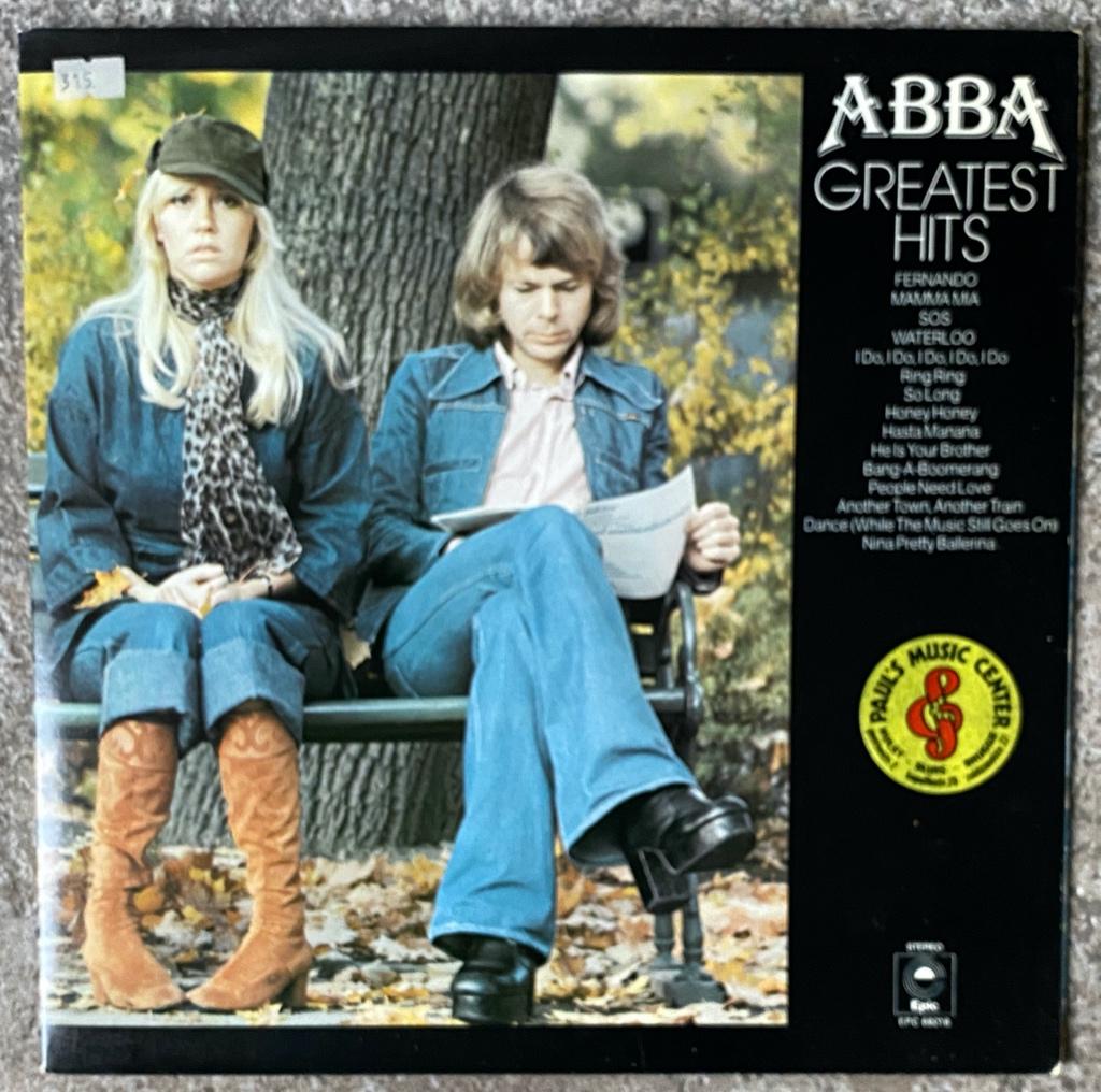 Vinyl Pop ABBA Greatest hits - Epic stereo 1976 CBS records, Ophalen of Verzenden, Zo goed als nieuw, 12 inch