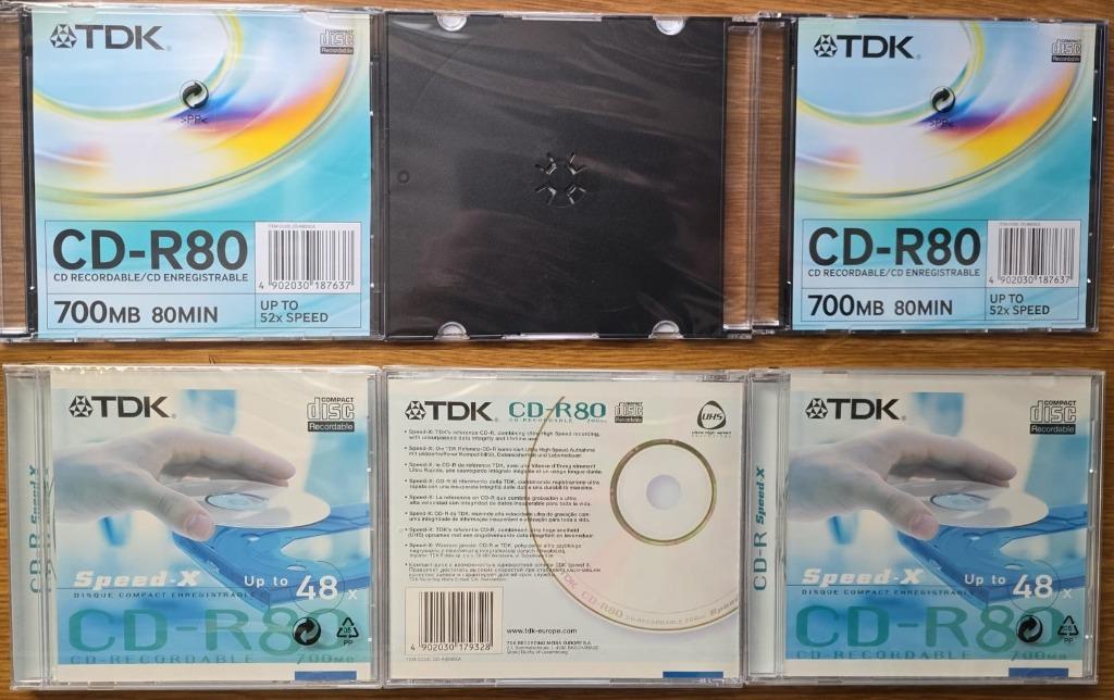 2000 -   6  CD ROM VIERGE, Informatique & Logiciels, Envoi, Neuf, Cd