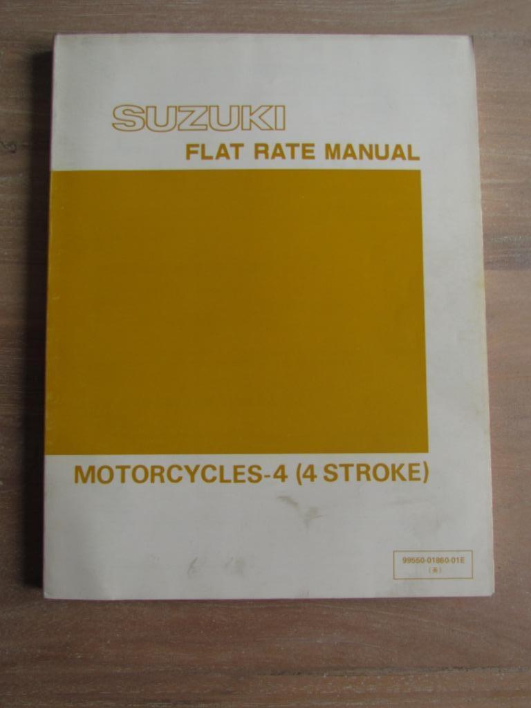 Suzuki flat rate manual 4 takt + 2 takt, Motoren, Ophalen of Verzenden, Suzuki