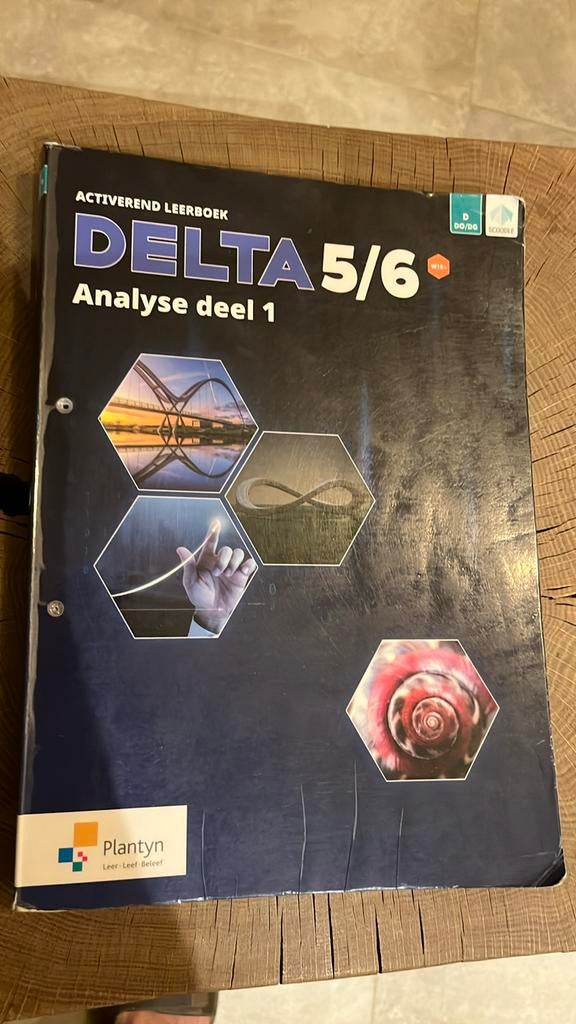 Delta 5/6 Analyse deel 1 handboek wiskunde, ASO, Wiskunde A, Plantyn, Ophalen