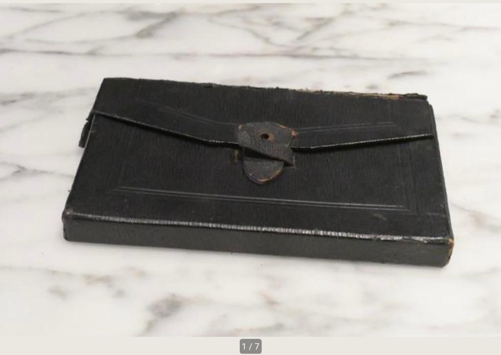 Porte-film ancien 2 pièces avec pochette, Enlèvement ou Envoi, Avant 1940, Autres types