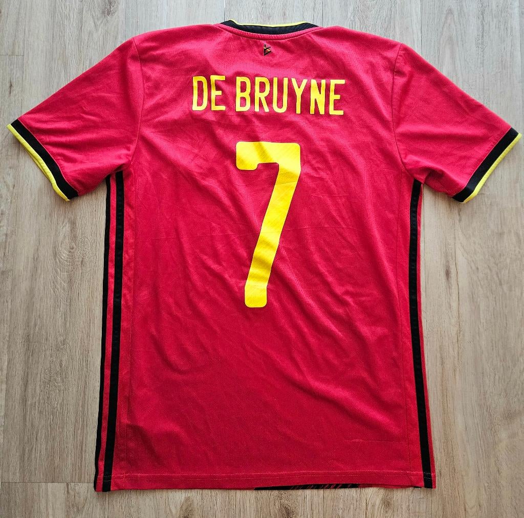 Kevin de Bruyne voetbalshirt België, Ophalen of Verzenden, Gebruikt, Shirt