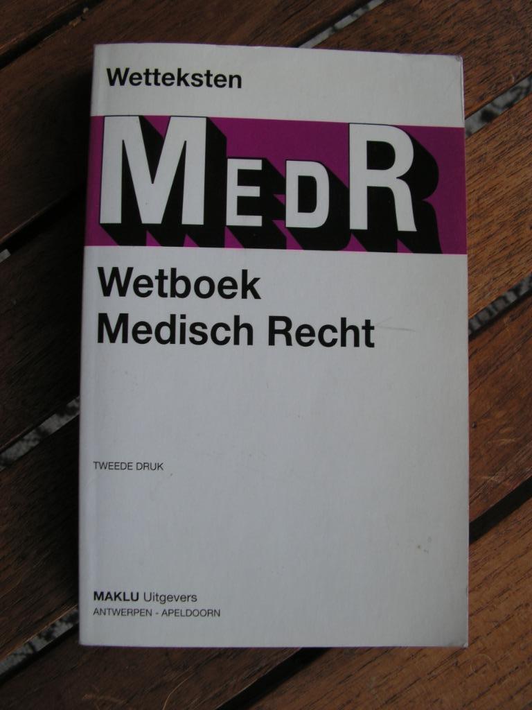 Boek “Wetboek medisch recht” ., Boeken, Ophalen of Verzenden, Zo goed als nieuw
