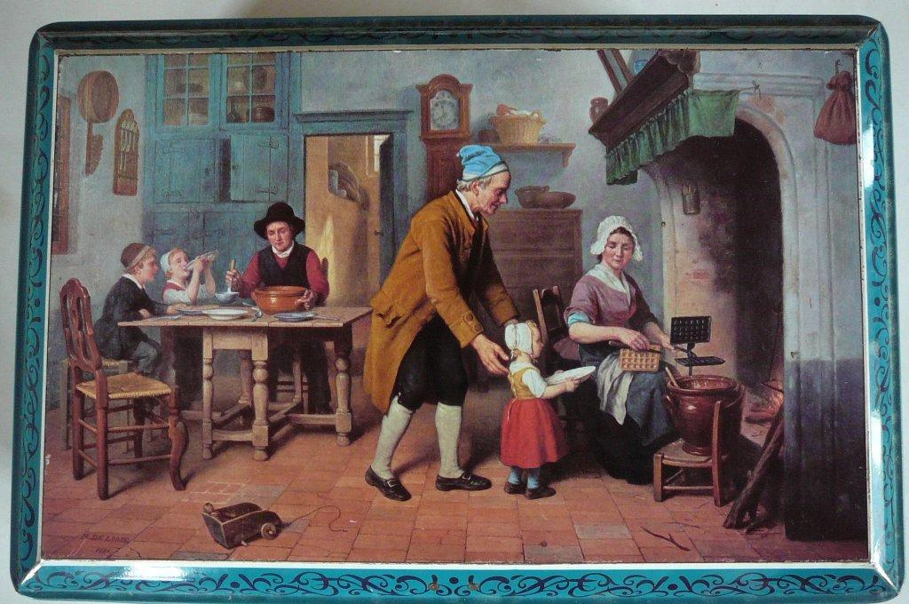 ancienne boîte à biscuits  vide, Enlèvement ou Envoi, Utilisé, Autre, Autres marques