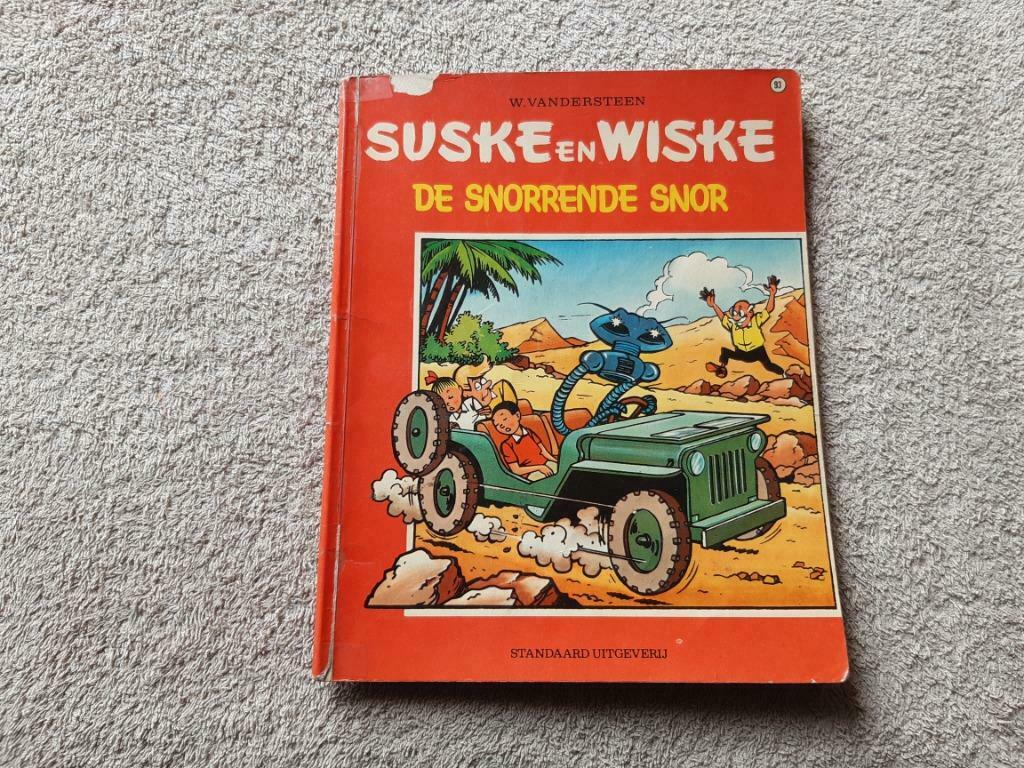 Suske en Wiske.93.De snorrende snor., Boeken, Stripverhalen, Eén stripboek, Ophalen of Verzenden, Gelezen