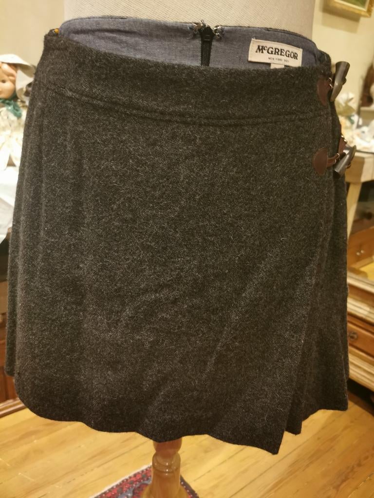 Heel mooi wollen rokje van McGregor, Kleding | Dames, Ophalen of Verzenden, Zo goed als nieuw, Maat 38/40 (M), Grijs