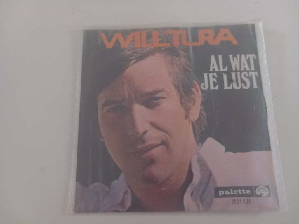 Vinyl 7" single Will Tura Al wat je lust Pop Ballad Schlager, Cd's en Dvd's, Vinyl Singles, Ophalen of Verzenden, 7 inch, Nederlandstalig
