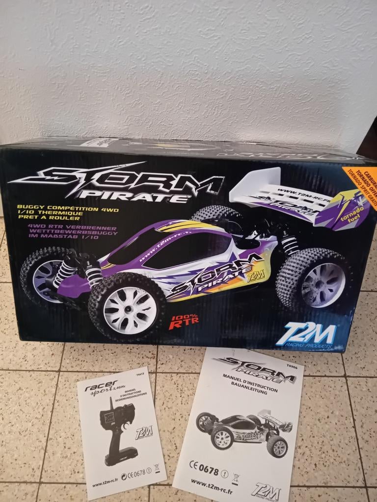 Buggy compétition 4 wo thermique 1/10  STORM PIRATE, Enlèvement, Comme neuf