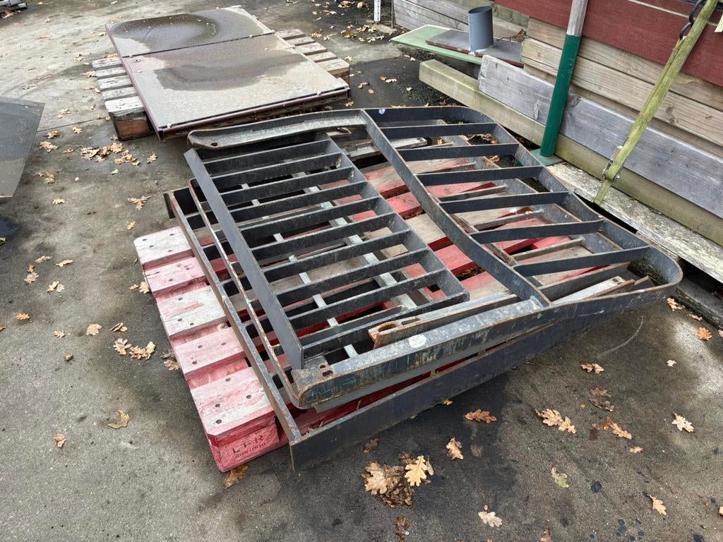 Lot fuitrekjes voor heftruck/transpallet fruirrekjes, Ophalen