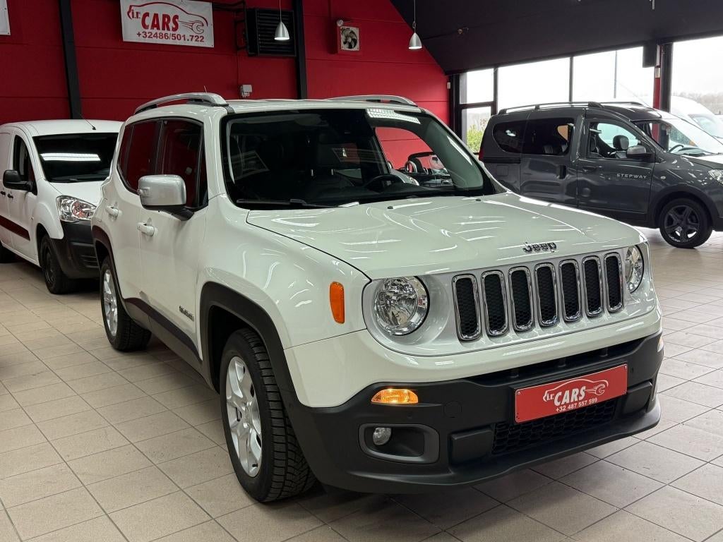 JEEP Renegade 1.4 Turbo 4x2 Limited**AUTOMAAT**LEDER**, Auto's, 4 cilinders, Wit, Leder, Bedrijf