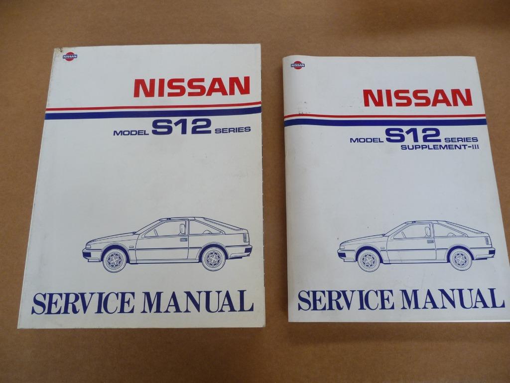 NISSAN SILVIA S12 : MANUELS D'ATELIER, Autos : Divers, Modes d'emploi & Notices d'utilisation, Enlèvement ou Envoi