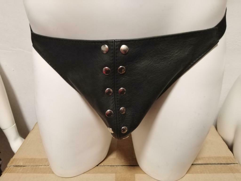Lederen jockstrap, Vêtements | Hommes, Sous-vêtements, Enlèvement ou Envoi, Noir, Leder, Slip