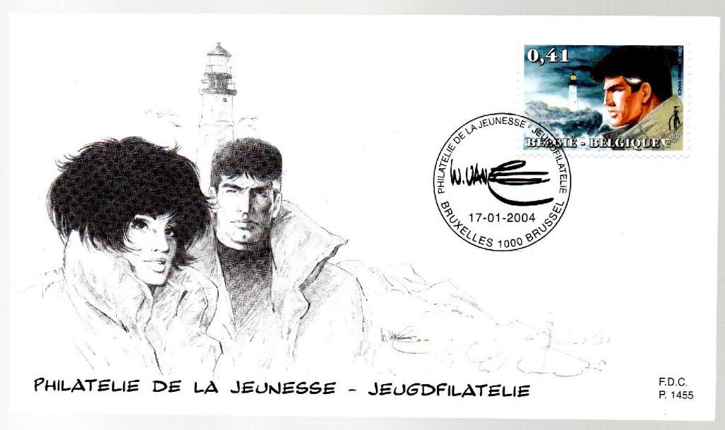 Année 2004 : FDC 3233 - William Vance - Philatélie de la jeu, Enlèvement
