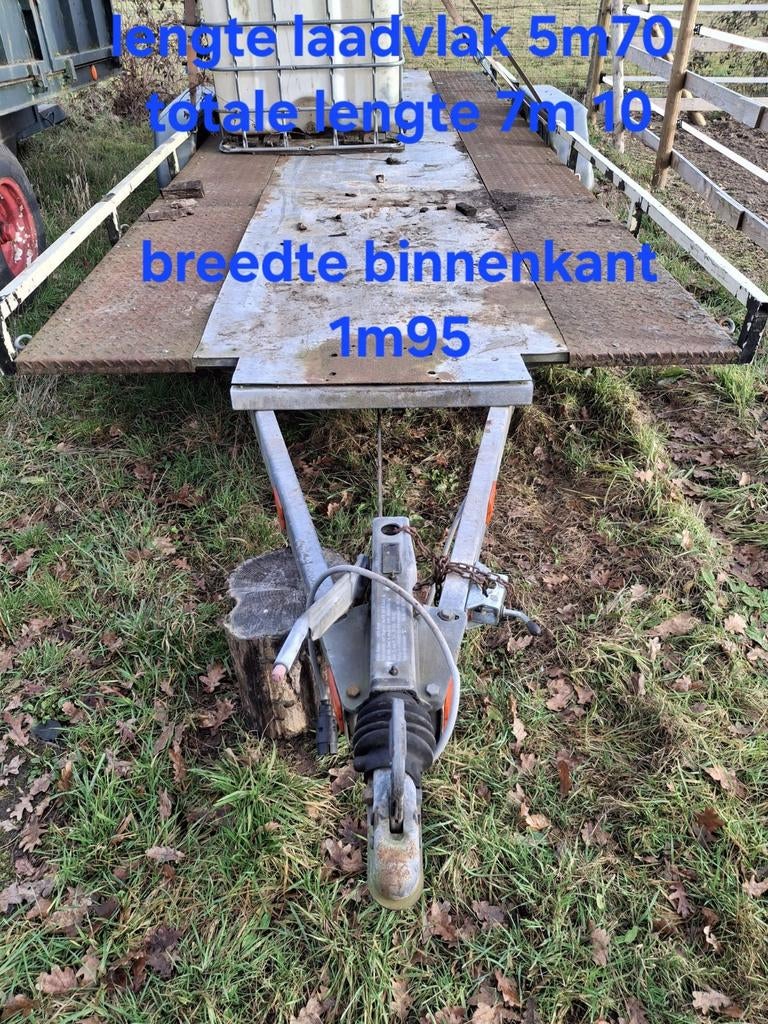 Verschillende remorken, Enlèvement