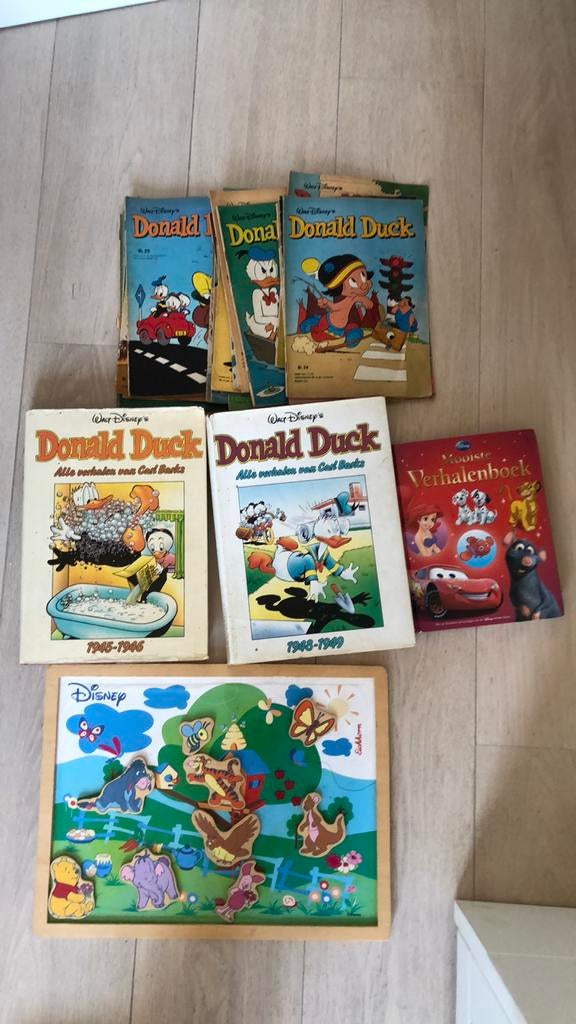 Disney collectie boeken en magneetbord., Ophalen, Donald Duck