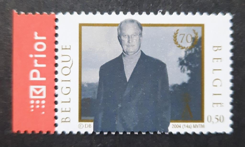 België: OBP 3289 ** Koning Albert II 2004., Koninklijk huis, Frankeerzegel, Ophalen of Verzenden, Zonder stempel