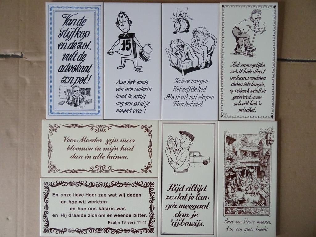 Carreaux tuile Mosa vintage avec un sort 19 euros chacun, Antiquités & Art, Curiosités & Brocante, Enlèvement ou Envoi