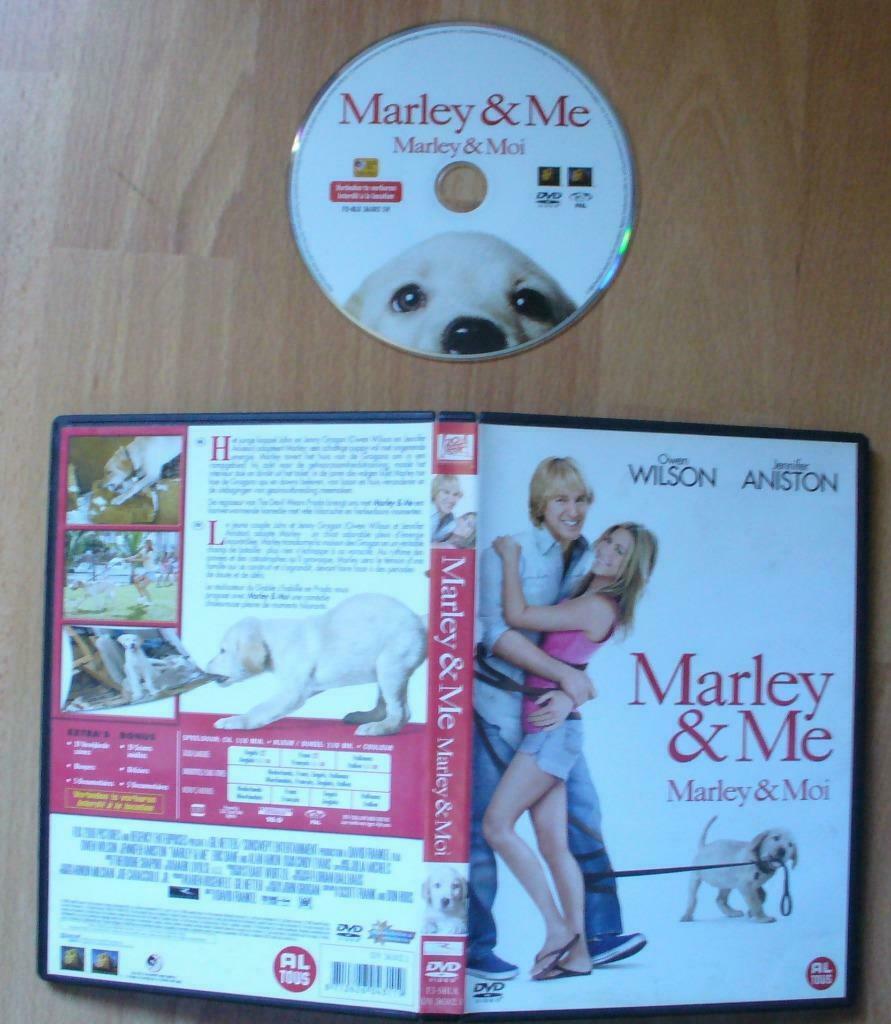 DVD MARLEY & ME JENNIFER ANISTON OWEN WILSON hondenfilm, Alle leeftijden, Ophalen of Verzenden, Zo goed als nieuw, Actiekomedie
