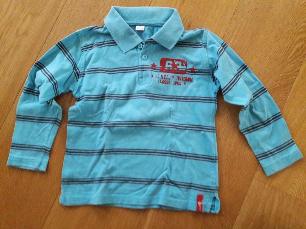 polo à manches longues, taille 110 - 116, Enfants & Bébés, Enlèvement ou Envoi, Utilisé, Garçon, Chemise ou À manches longues